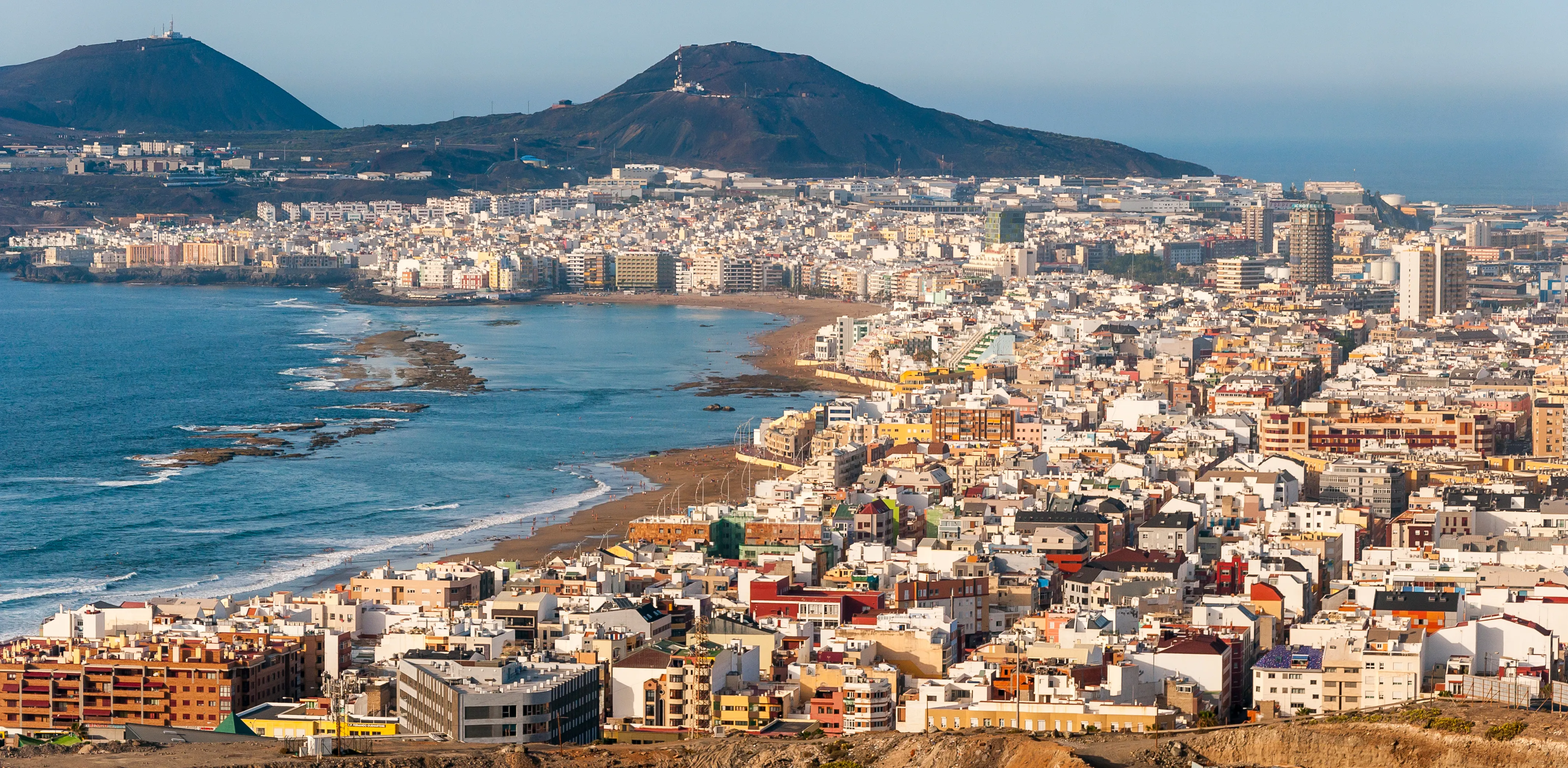 La grande plage de Las Canteras 