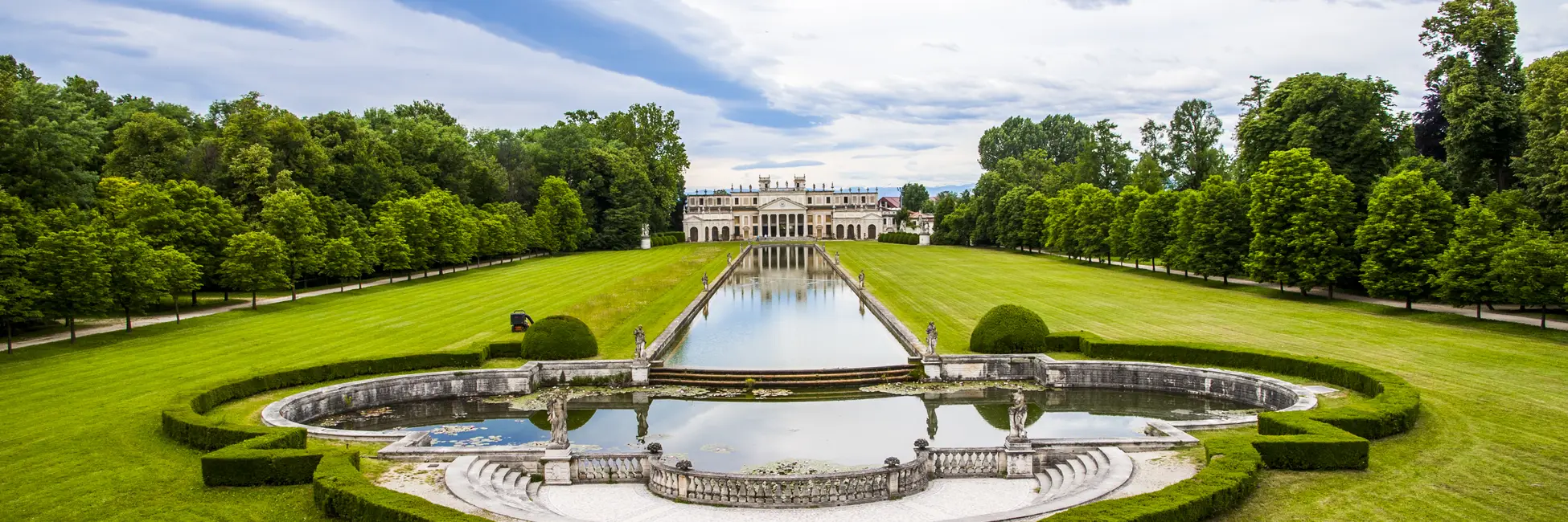 La villa Pisani et son jardin grandiose 