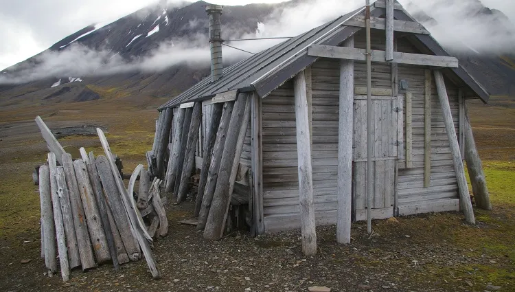 Une hutte de trappeurs 