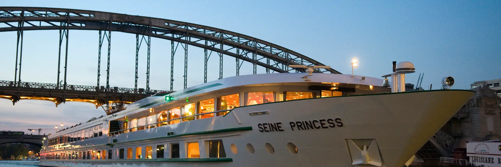 The MS Seine Princess is cruising