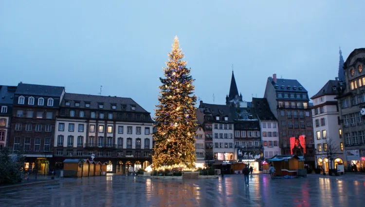 Place Kleber à Noël 