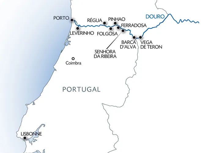 Carte Fluviale Douro - POI