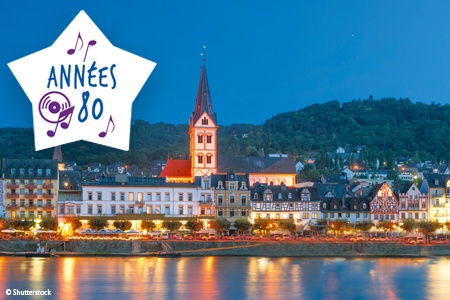 Croisiere Week-end de Fete sur le Rhin Annees 80, Mulhouse, Alsace