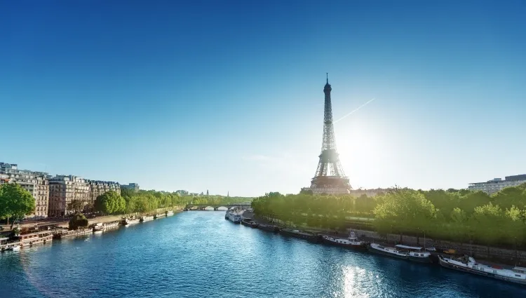 La Seine traversant Paris 