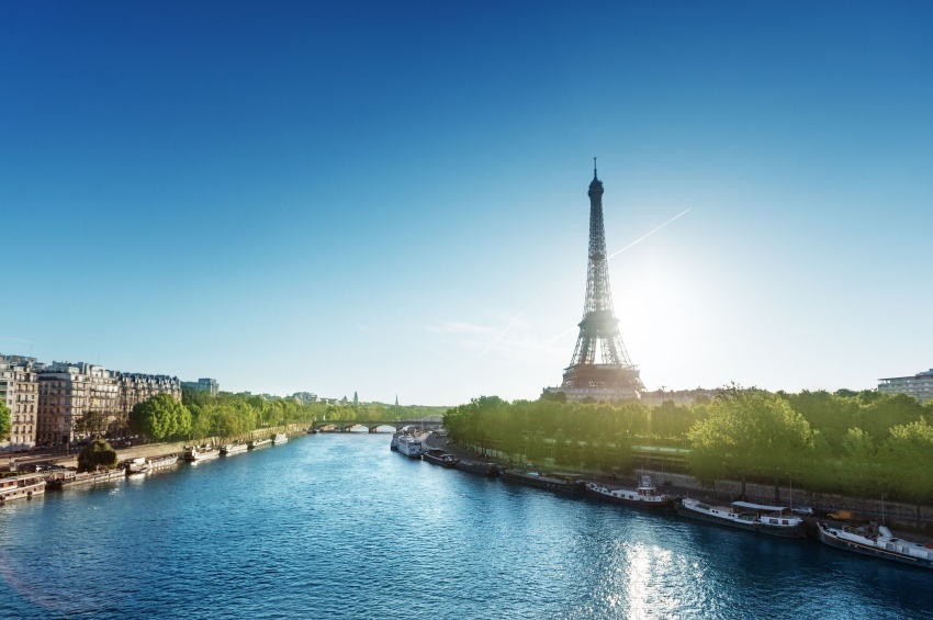 La Seine traversant Paris 