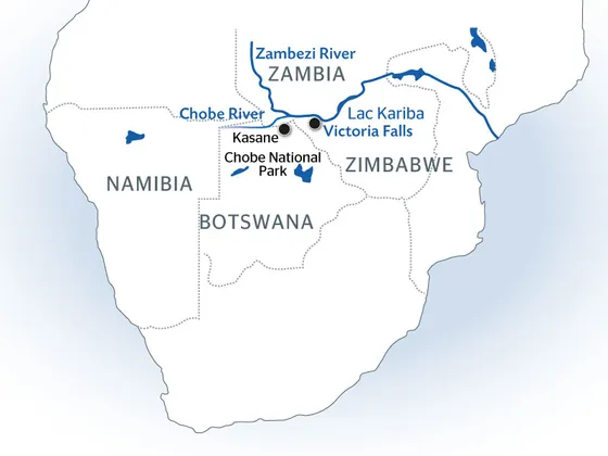 zambezi river map