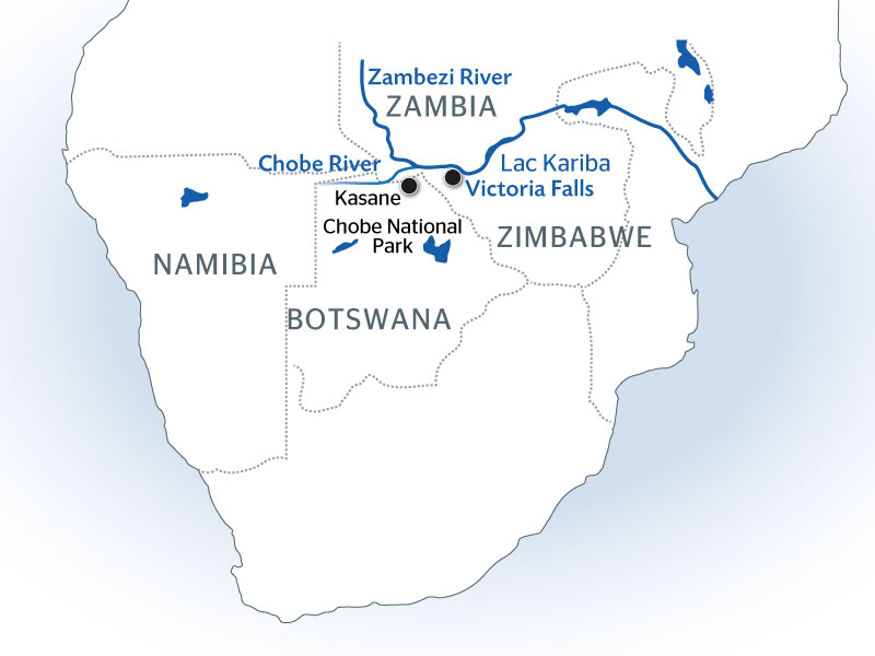 zambezi river map