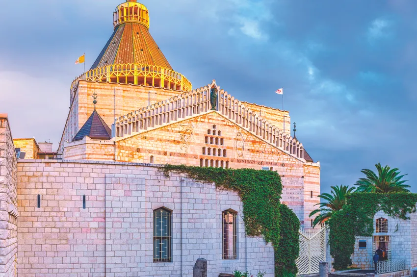 Basilique de l'annonciation à Nazareth en Israël 