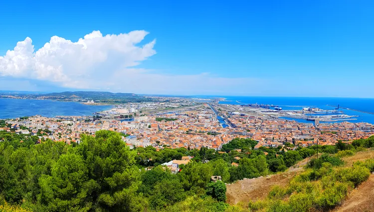 Vue panoramique sur Sète 