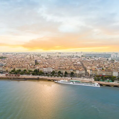 Vue panoramique sur Bordeaux 