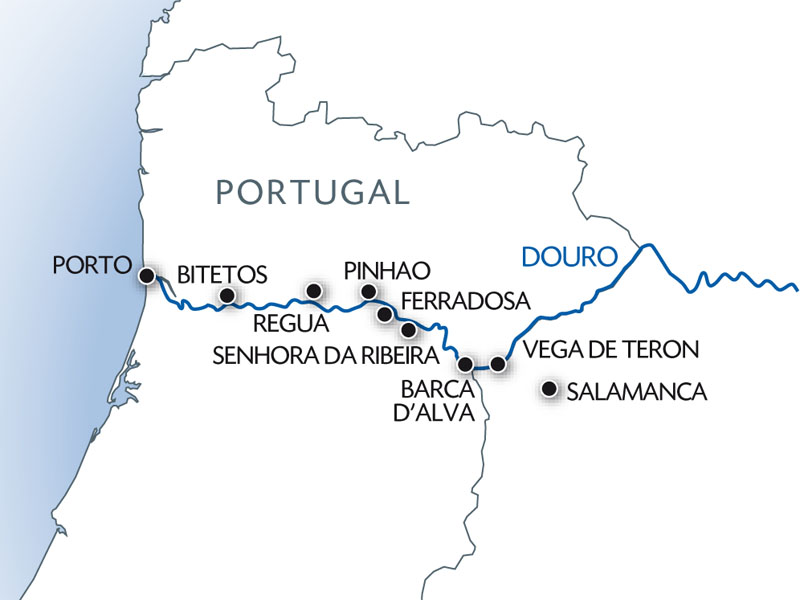 duero river map