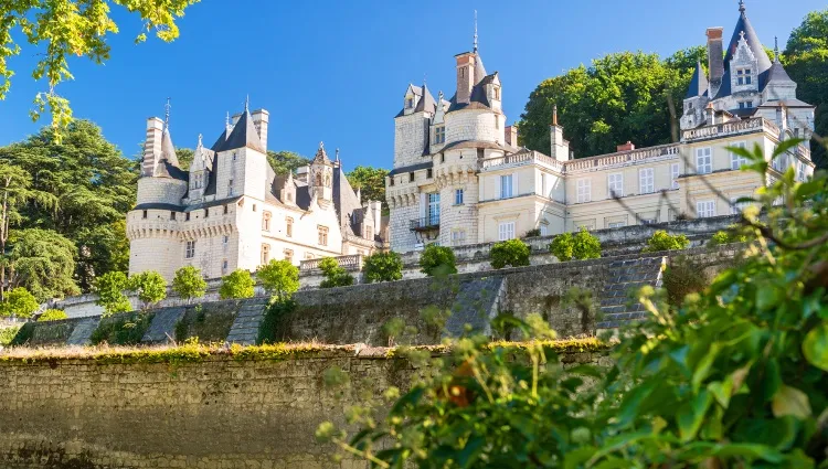 Vue sur le château d'Ussé 