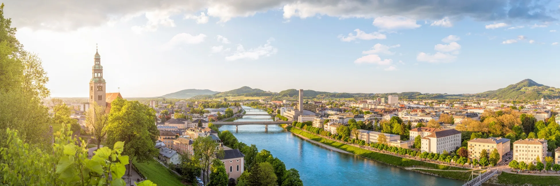 Salzbourg traversée par le Danube 