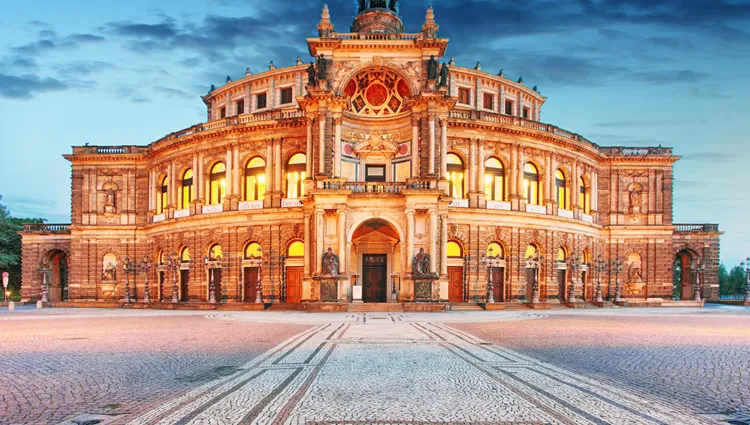 Le majestueux opéra de Dresde 