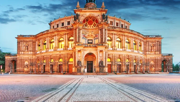 Le majestueux opéra de Dresde 