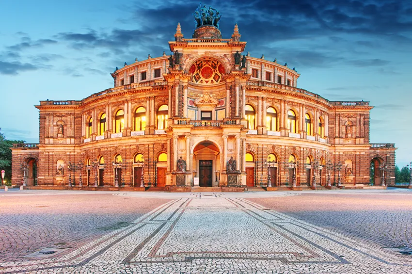 Le majestueux opéra de Dresde 