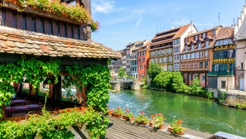 La petite France à Strasbourg fleuri 