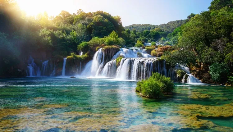 Chutes dans le parc de Krka 