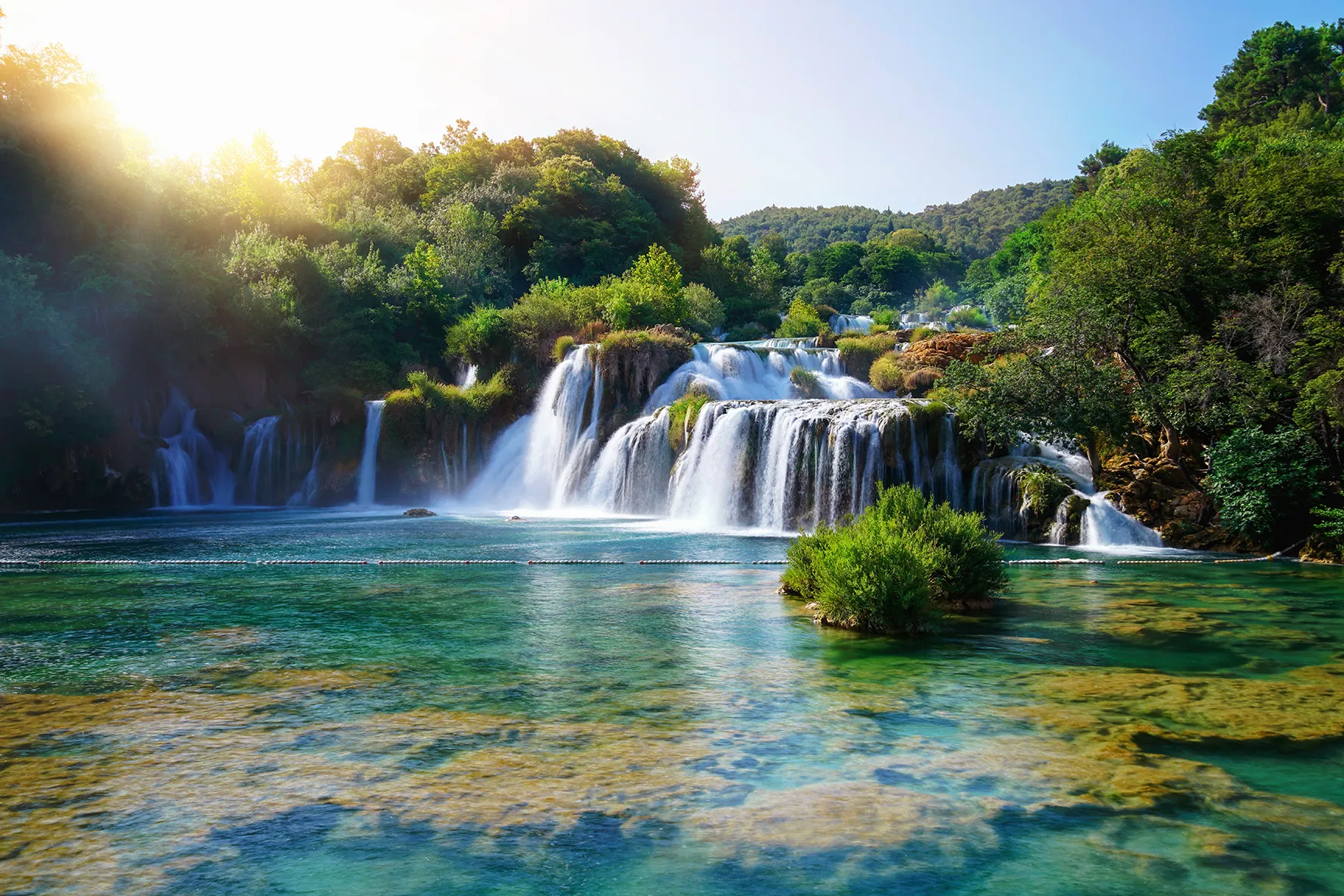 Chutes dans le parc de Krka 