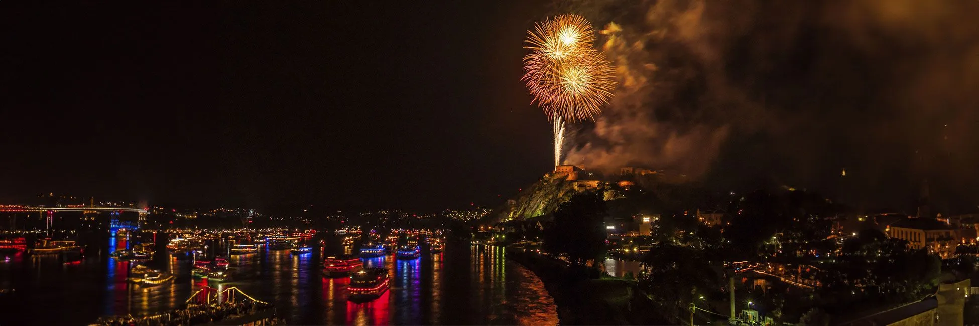 Le Rhin en flammes à Coblence