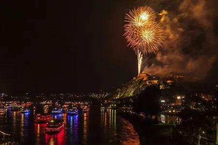 Le Rhin en flammes à Coblence