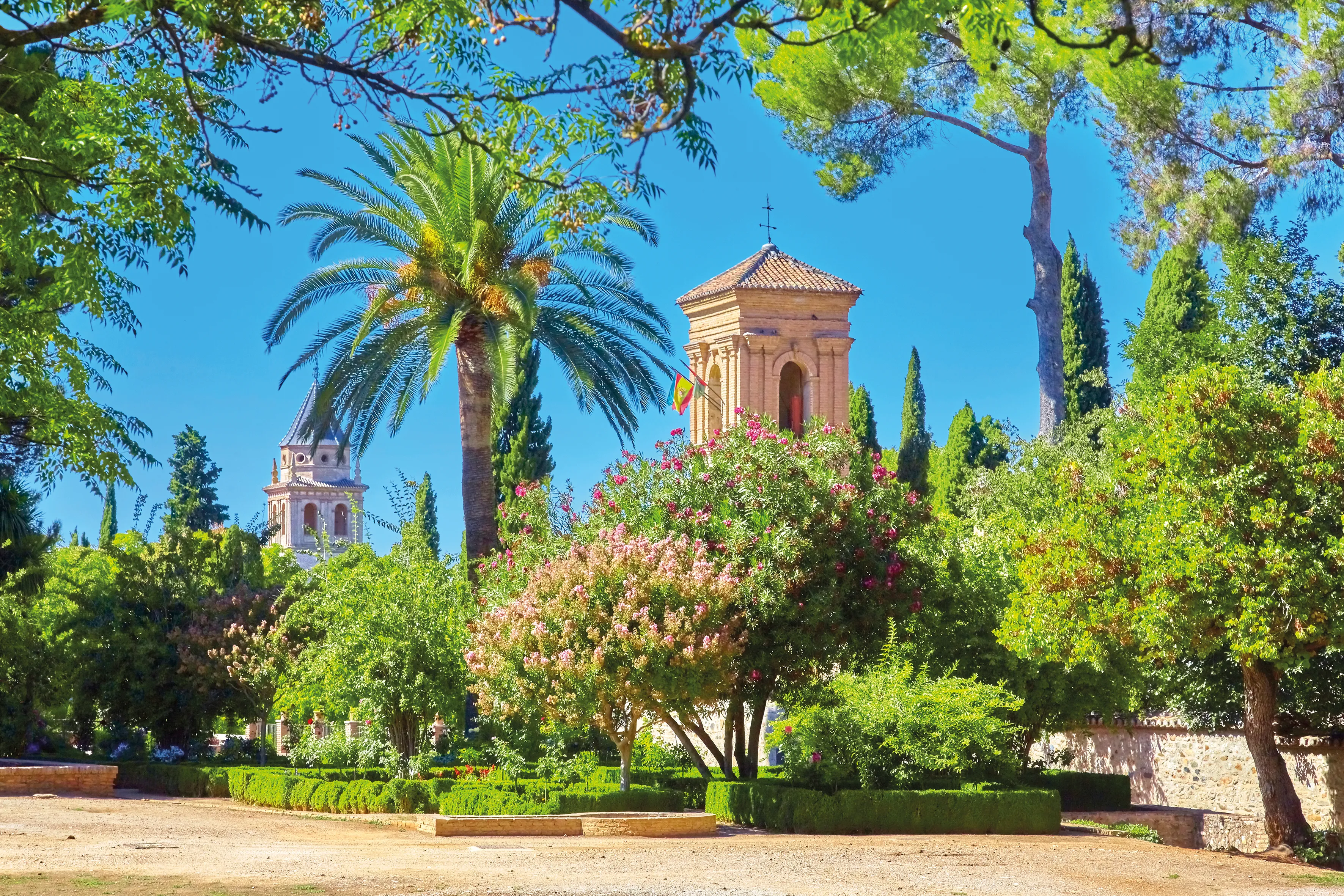 Jardin fleuri d'Alhambra 