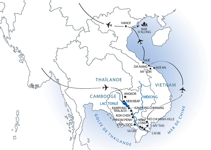 Croisière Des temples d'Angkor au delta du Mékong + extension villes impériales, Hanoï et Baie d'Along - 21