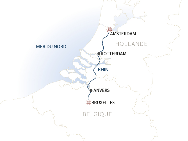 La magie des canaux : d'Amsterdam à Bruxelles (formule port/port) - Découvrez l'authenticité des Pays-Bas et de la Belgique - 13