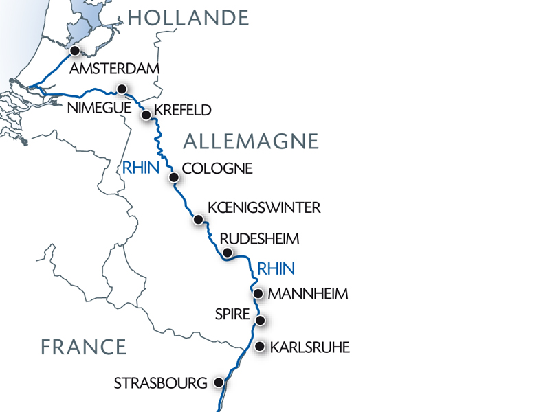 Réveillon en Hollande et dans la vallée du Rhin romantique CroisiEurope