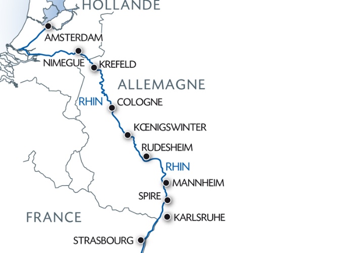 Allemagne - Pays-Bas - Croisière Réveillon en Hollande et dans la Vallée du Rhin Romantique