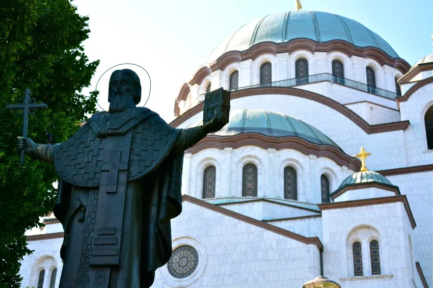 Eglise saint-sava à Belgrade