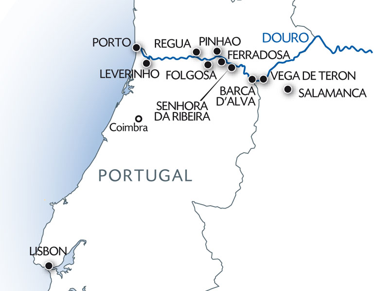 duero river map