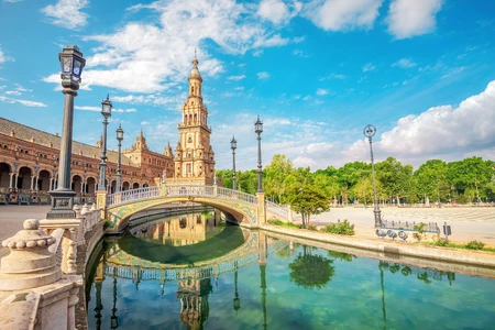 La place d'Espagne à Séville 