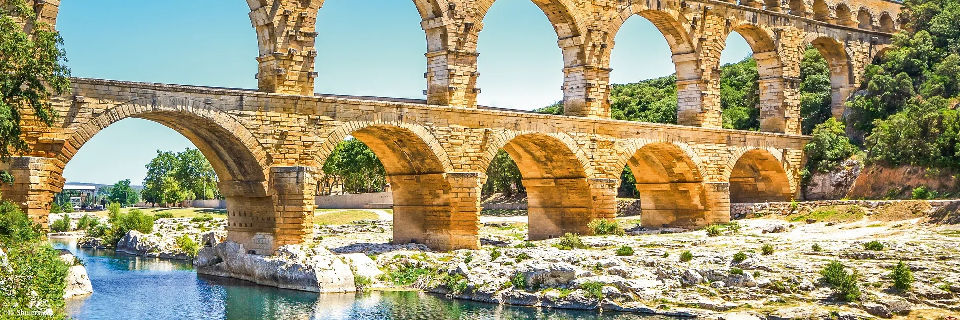 Slider le pont du Gard 