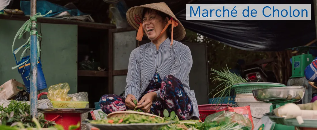 Marché de Cholon à Hô Chi Minh en croisière avec  CroisiEurope