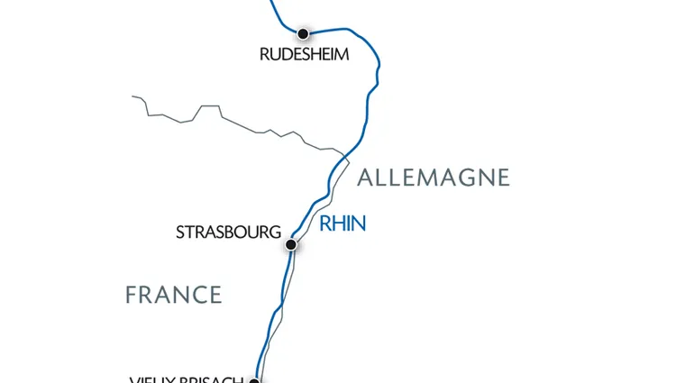Carte Fluviale Rhin - REX / REG 
