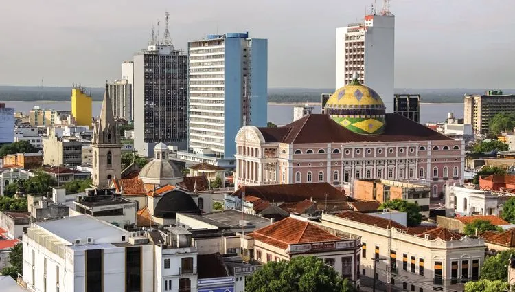 Le théâtre Amazonas situé dans le centre de Manaus 