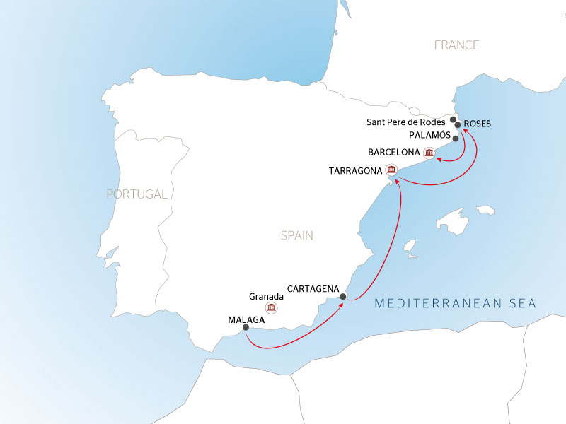 cruise from barcelona to malaga