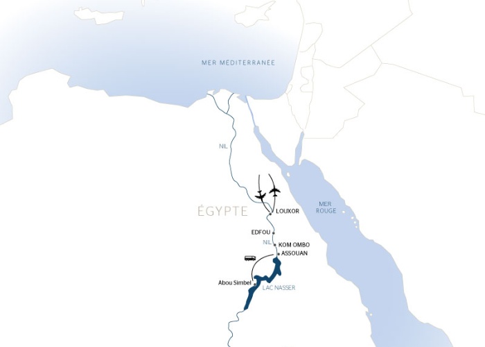 Carte Lointaine Egypte nil - 8NL 