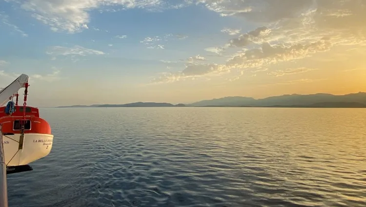 Bateau en Navigation aux Canaries 