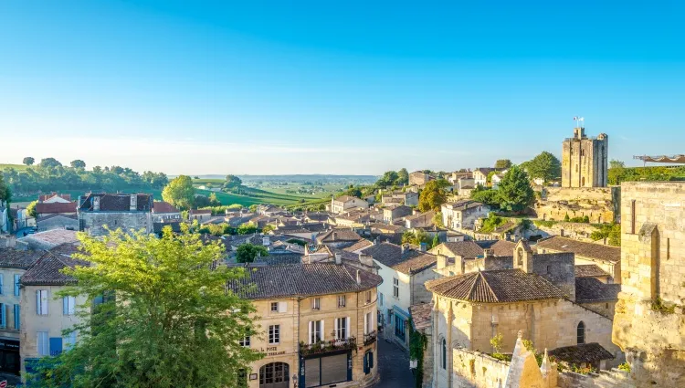 Le centre ville de Saint-Emilion