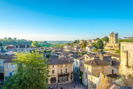 Le centre ville de Saint-Emilion