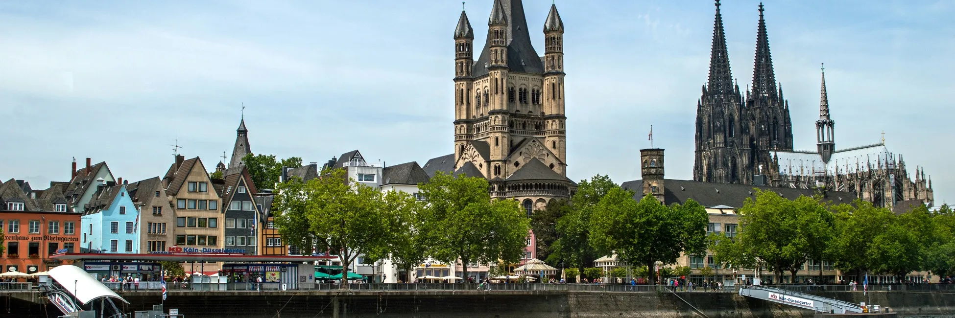 Sur les quais de Cologne 