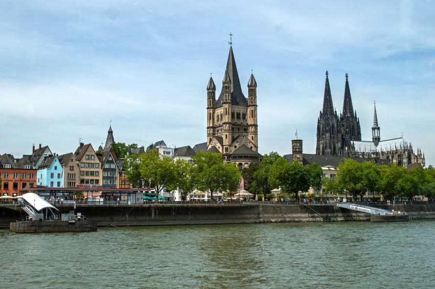 Sur les quais de Cologne 