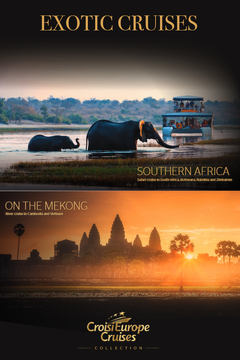 EXOTIC CRUISES SOUTHERN AFRICA Safari-cruise in South-Africa, Botswana, Namibia and Zimbabwe ON THE MEKONG River cruise in Cambodia and Vietnam