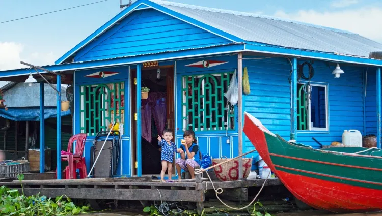 Village flottant de Tonle Sap