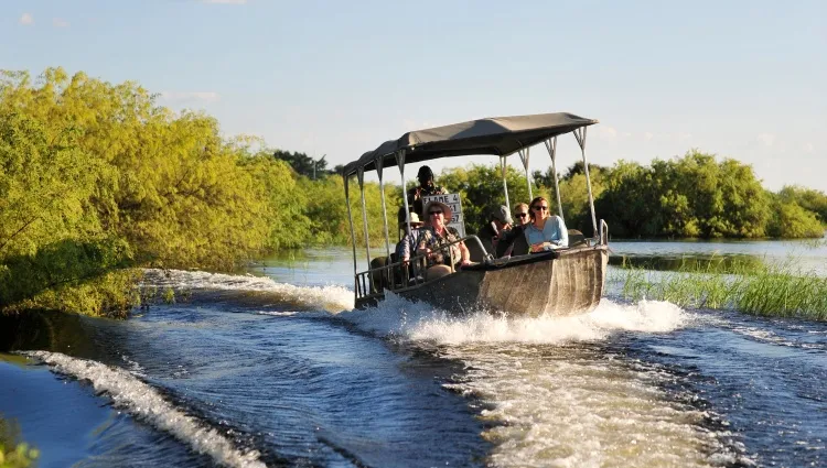 Rivière de Chobe en Afrique