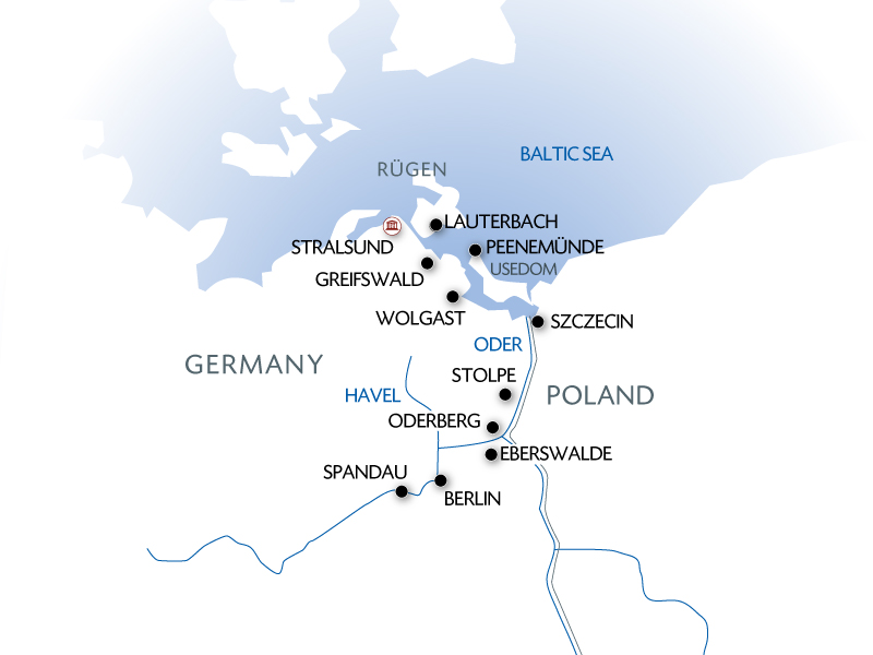 Cruises Berlin and Copenhagen 2024 Baltic Oder Havel