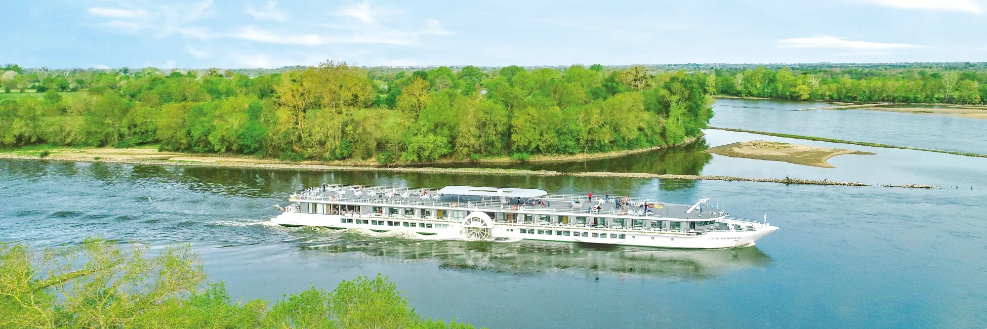 Le MS Loire Princesse sur la Loire 