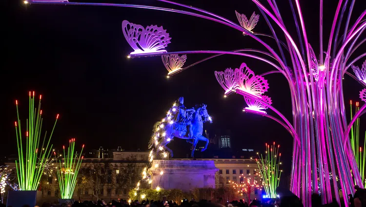 La fête des lumières à Lyon 